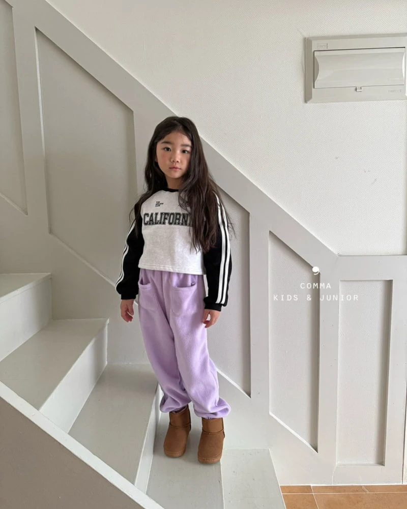 Comma - Korean Children Fashion - #Kfashion4kids - Fleece Jogger Pants - 8