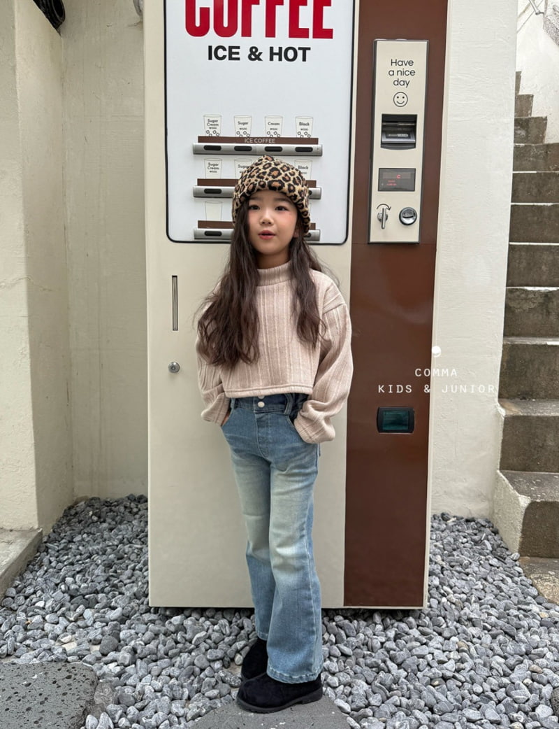 Comma - Korean Children Fashion - #Kfashion4kids - Mockneck Crop Tee - 8