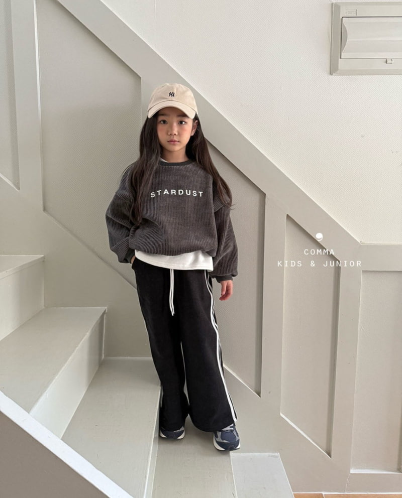 Comma - Korean Children Fashion - #childofig - Ribbed Sweatshirts - 3