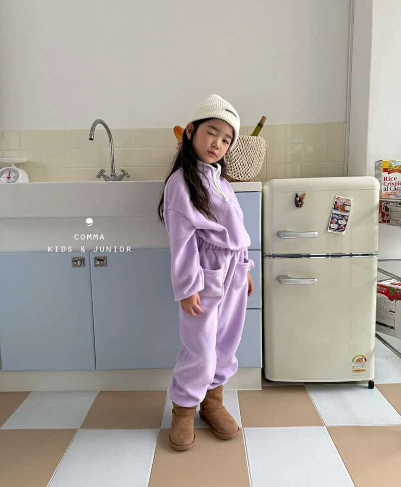 Comma - Korean Children Fashion - #designkidswear - Fleece Jogger Pants - 2