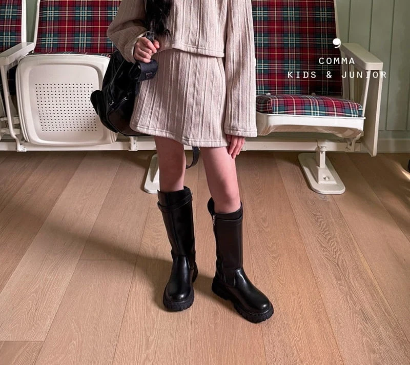 Comma - Korean Children Fashion - #designkidswear - Knit Skirt