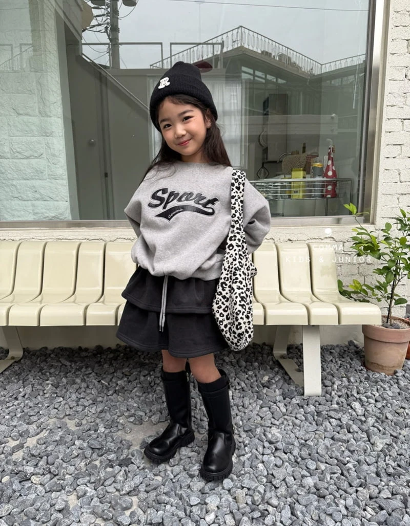 Comma - Korean Children Fashion - #discoveringself - Glossy Sweatshirts - 7