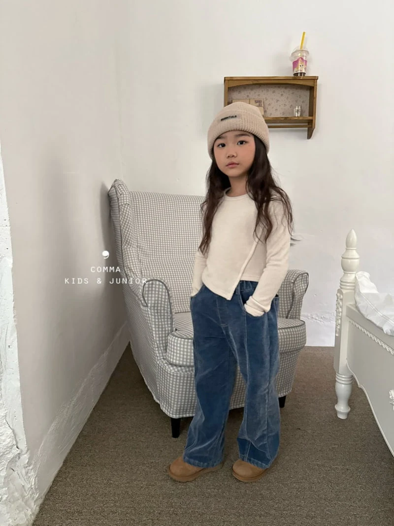 Comma - Korean Children Fashion - #kidsstore - Fleece Denim Pants - 11