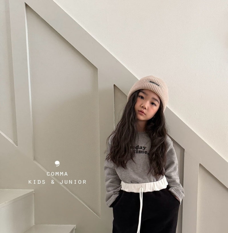 Comma - Korean Children Fashion - #littlefashionista - Printed Fleece Tee