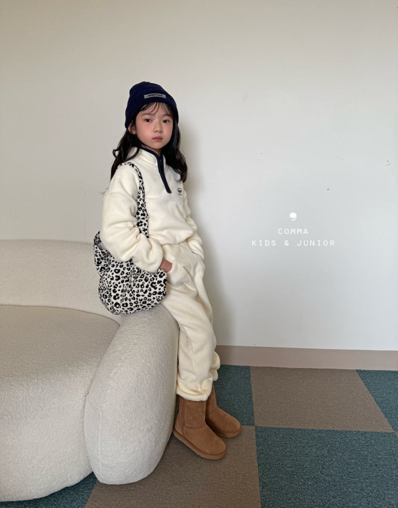 Comma - Korean Children Fashion - #magicofchildhood - Fleece Jogger Pants - 10