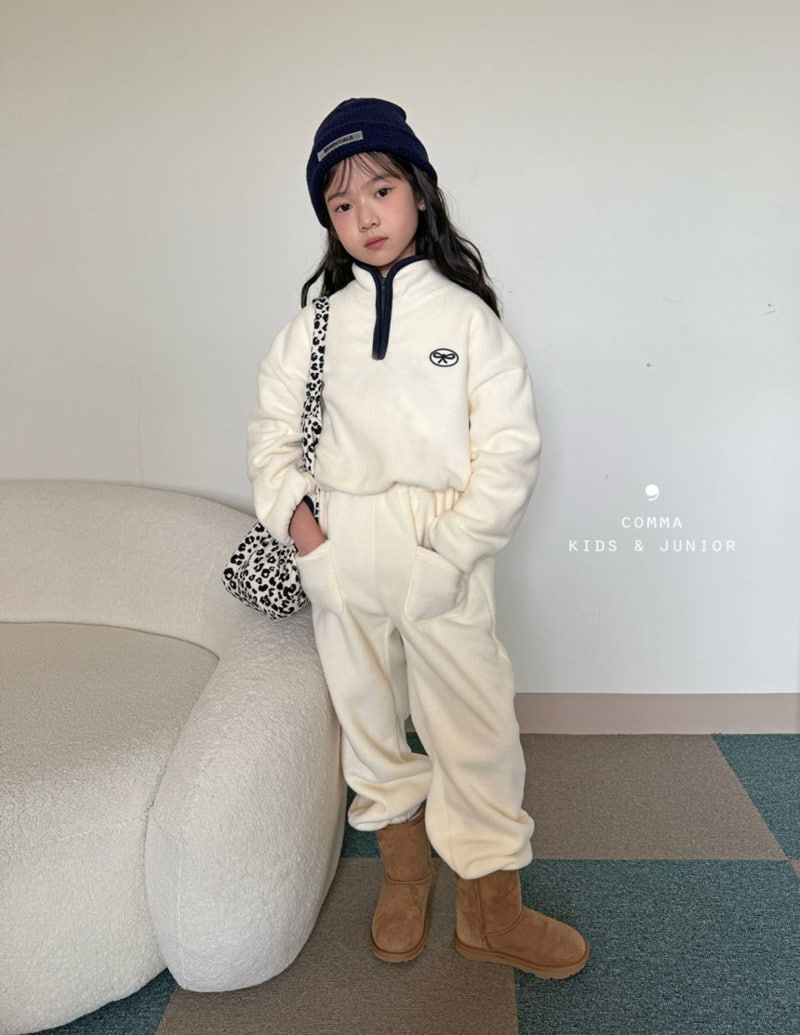 Comma - Korean Children Fashion - #minifashionista - Fleece Jogger Pants - 11