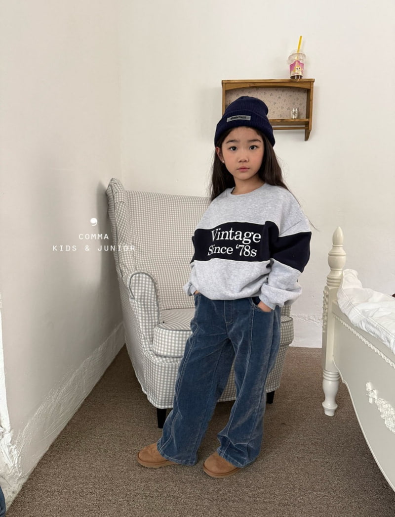 Comma - Korean Children Fashion - #minifashionista - Vintage Sweatshirts - 8