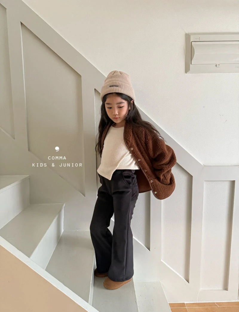 Comma - Korean Children Fashion - #prettylittlegirls - Winter Diagonal Tee - 7