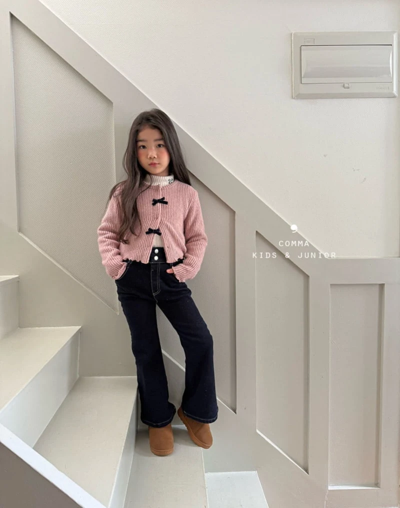 Comma - Korean Children Fashion - #prettylittlegirls - Ribbon Mockneck Tee - 9