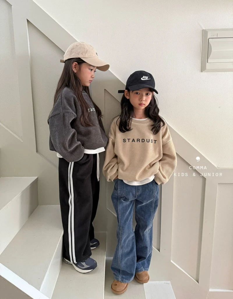 Comma - Korean Children Fashion - #stylishchildhood - Ribbed Sweatshirts - 2