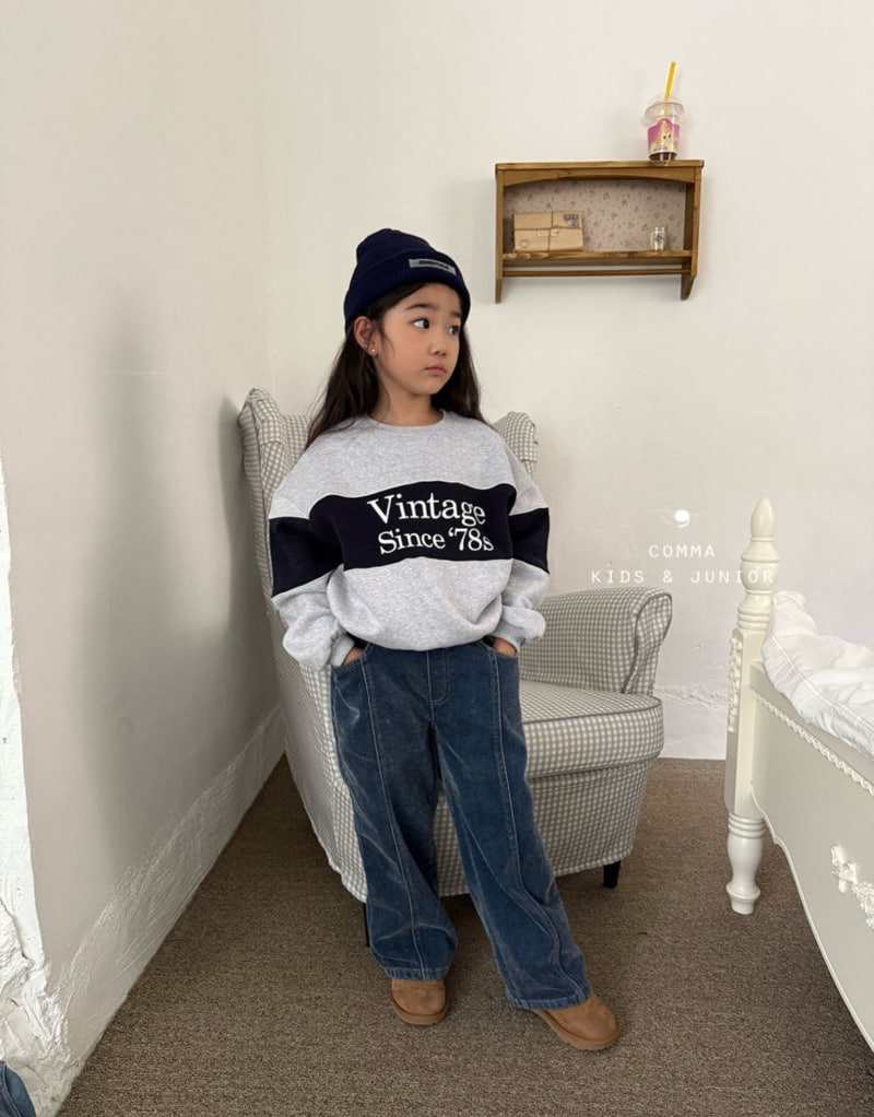 Comma - Korean Children Fashion - #todddlerfashion - Vintage Sweatshirts - 10