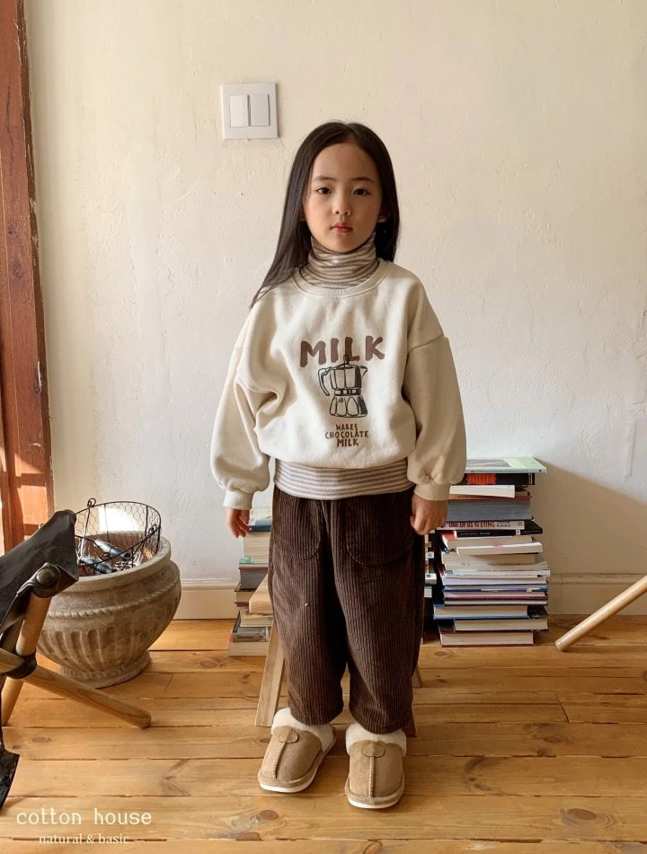 Cotton House - Korean Children Fashion - #Kfashion4kids - Milk Sweatshirt - 8