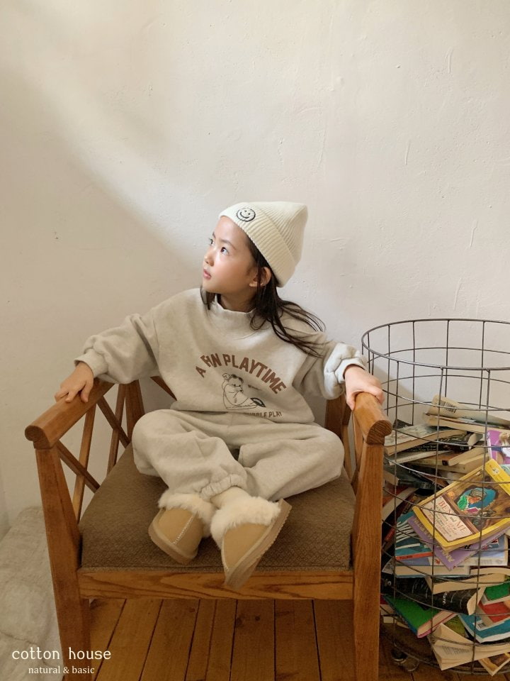 Cotton House - Korean Children Fashion - #Kfashion4kids - Balloon Mockneck Sweatshirt - 8