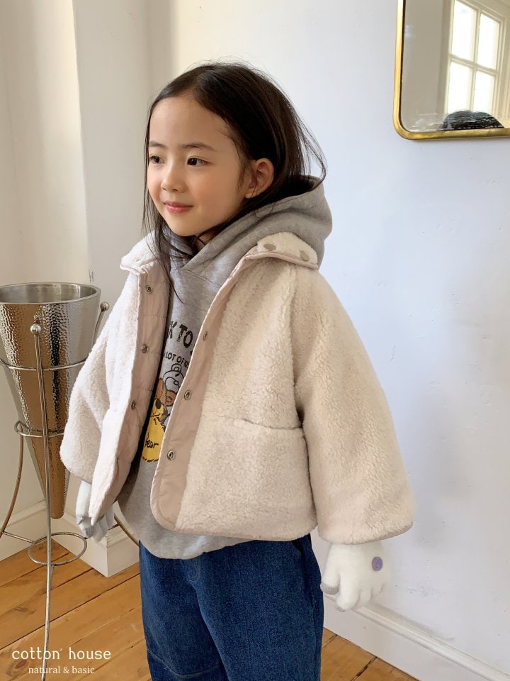 Cotton House - Korean Children Fashion - #Kfashion4kids - Reversible Square Padded Jacket - 2