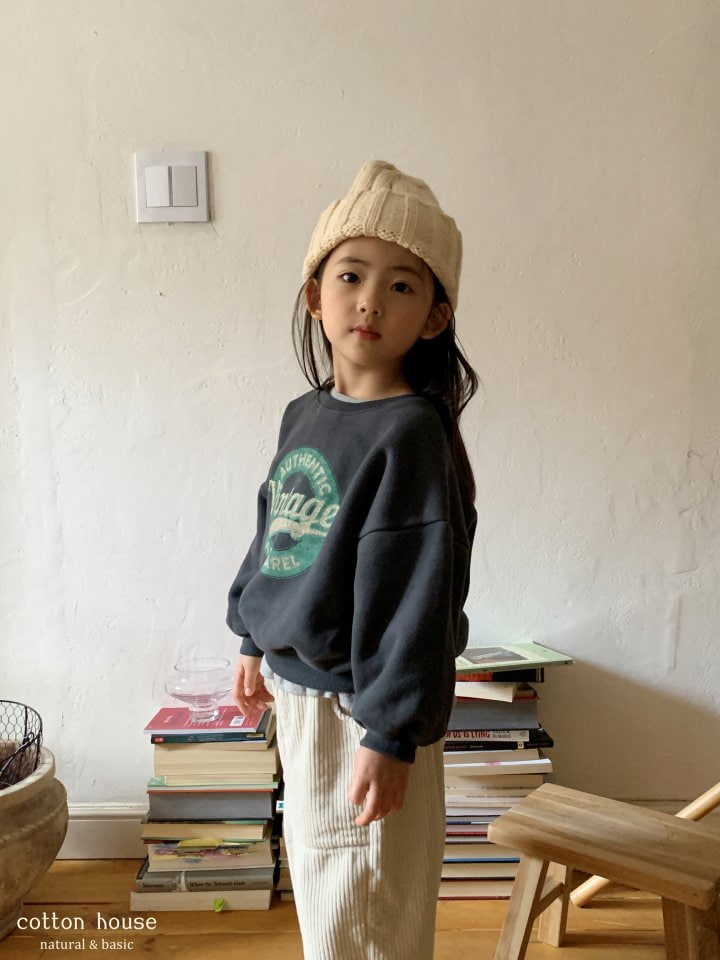 Cotton House - Korean Children Fashion - #childrensboutique - Vintage Sweatshirt - 7