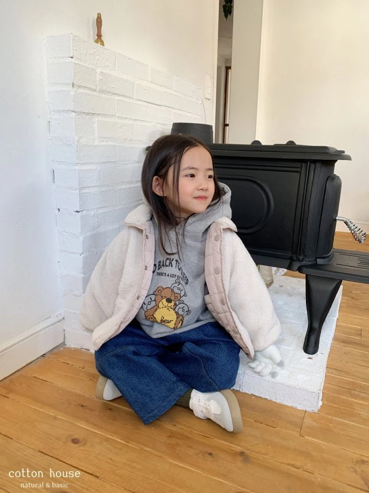 Cotton House - Korean Children Fashion - #childrensboutique - Reversible Square Padded Jacket - 11