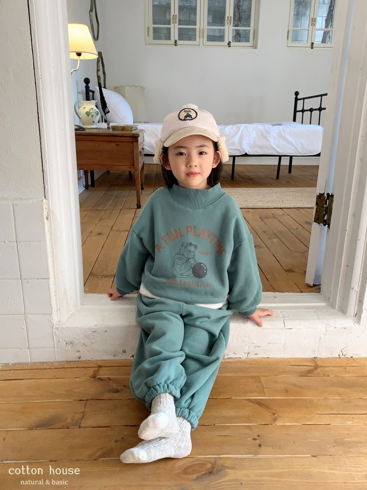 Cotton House - Korean Children Fashion - #designkidswear - Fleece Coloration Jogger Pants - 10