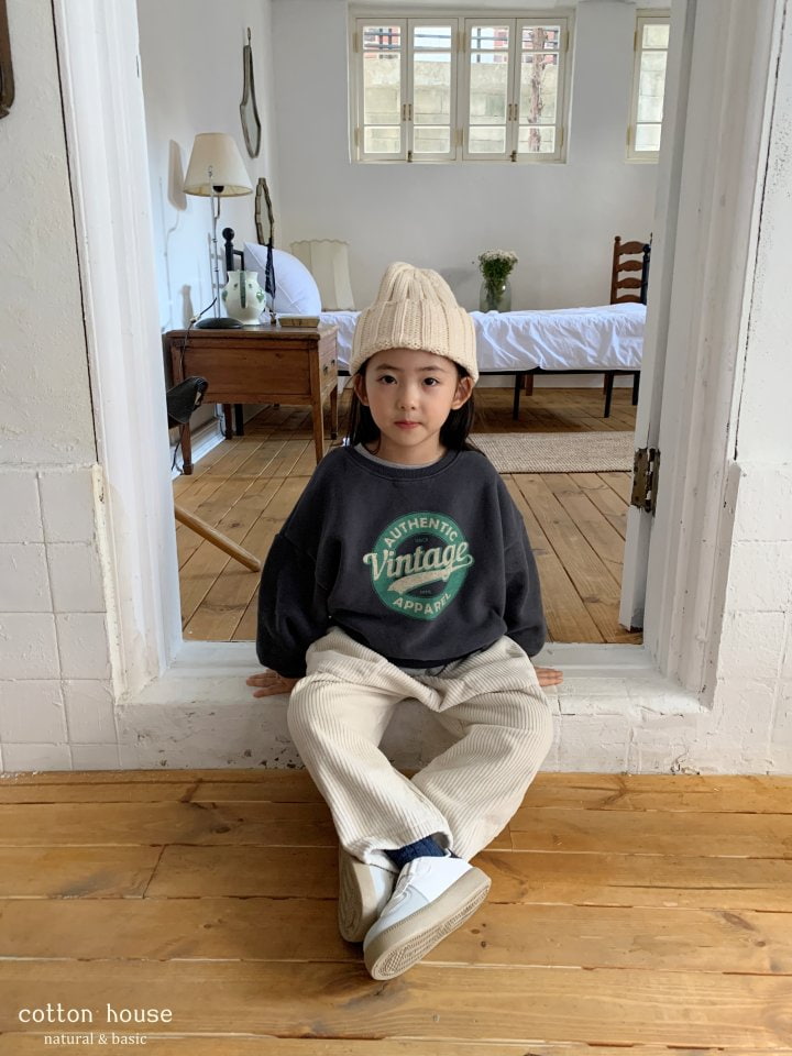 Cotton House - Korean Children Fashion - #fashionkids - Vintage Sweatshirt - 10