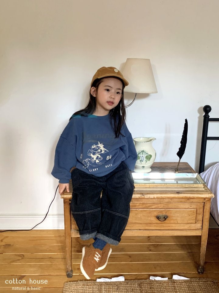 Cotton House - Korean Children Fashion - #kidsshorts - Monig Sweatshirt - 2