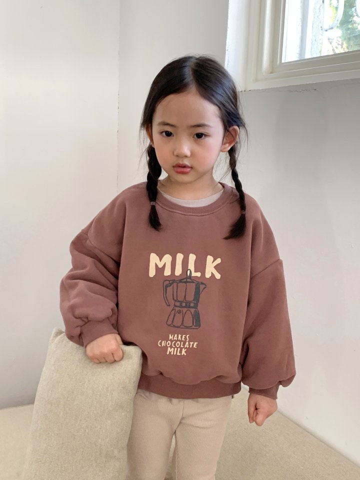 Cotton House - Korean Children Fashion - #littlefashionista - Milk Sweatshirt - 9