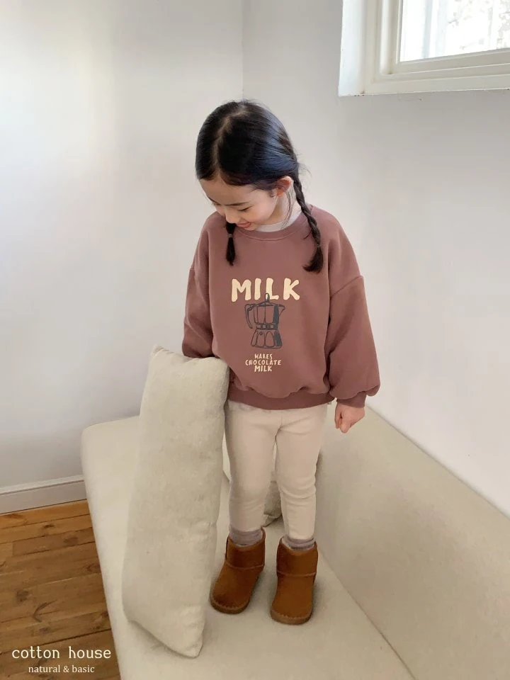 Cotton House - Korean Children Fashion - #magicofchildhood - Milk Sweatshirt - 10