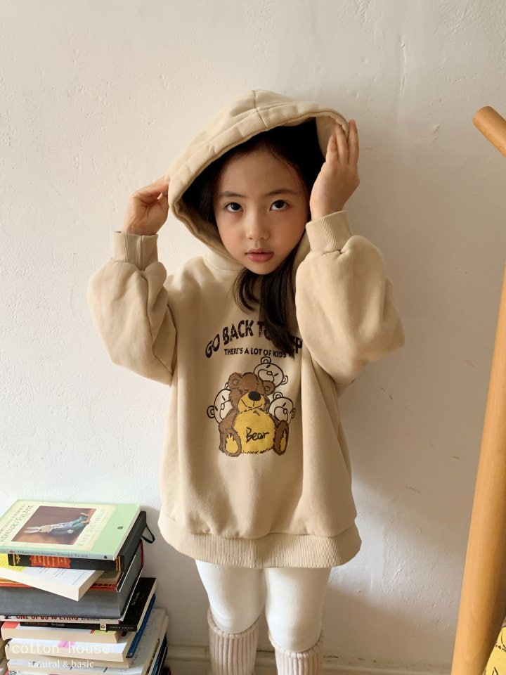 Cotton House - Korean Children Fashion - #magicofchildhood - Bear Hood Sweatshirt - 5