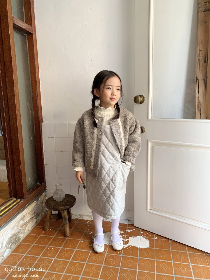 Cotton House - Korean Children Fashion - #magicofchildhood - Puff Lace Cardigan - 8