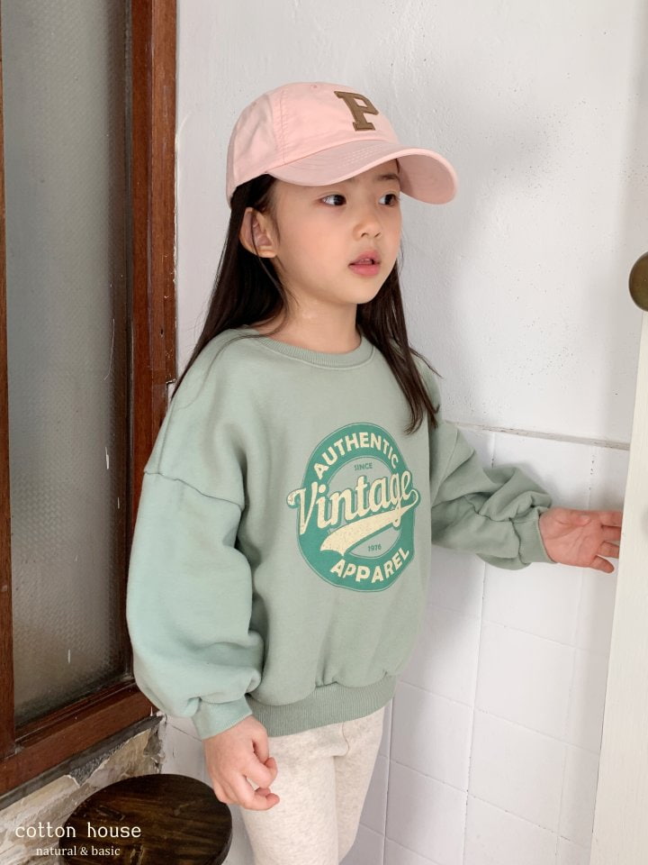 Cotton House - Korean Children Fashion - #minifashionista - Vintage Sweatshirt