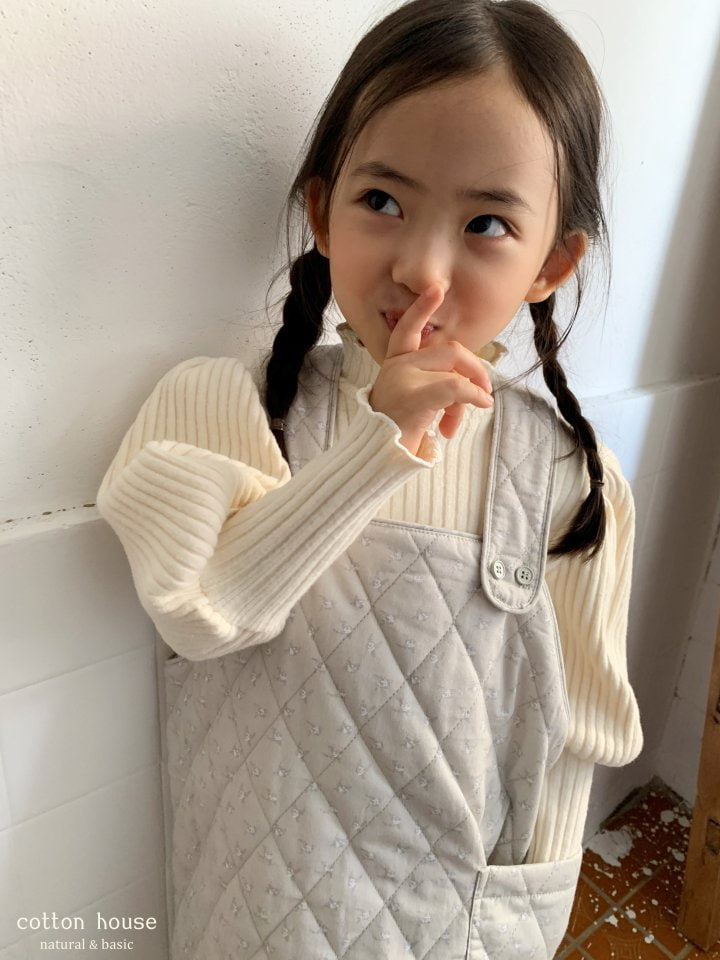 Cotton House - Korean Children Fashion - #minifashionista - Ribbed Puff Tee - 5