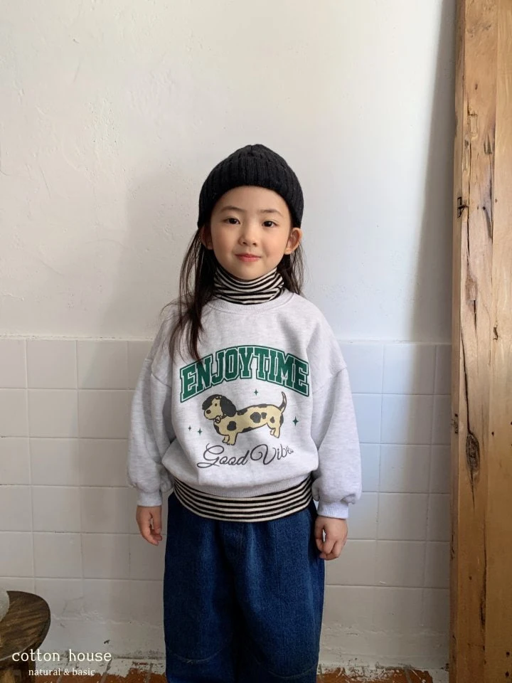 Cotton House - Korean Children Fashion - #minifashionista - Enjoy Sweatshirt - 6