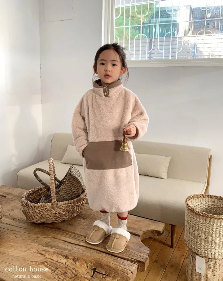 Cotton House - Korean Children Fashion - #prettylittlegirls - Boa Fleece One-piece