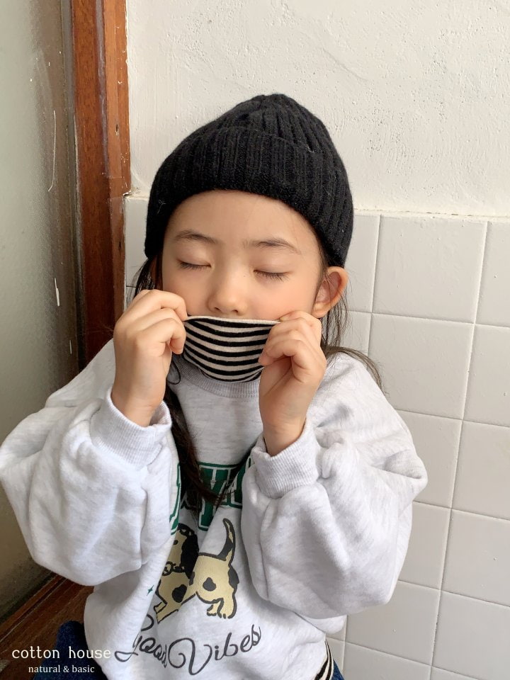 Cotton House - Korean Children Fashion - #prettylittlegirls - Stripe Turtleneck Tee - 8