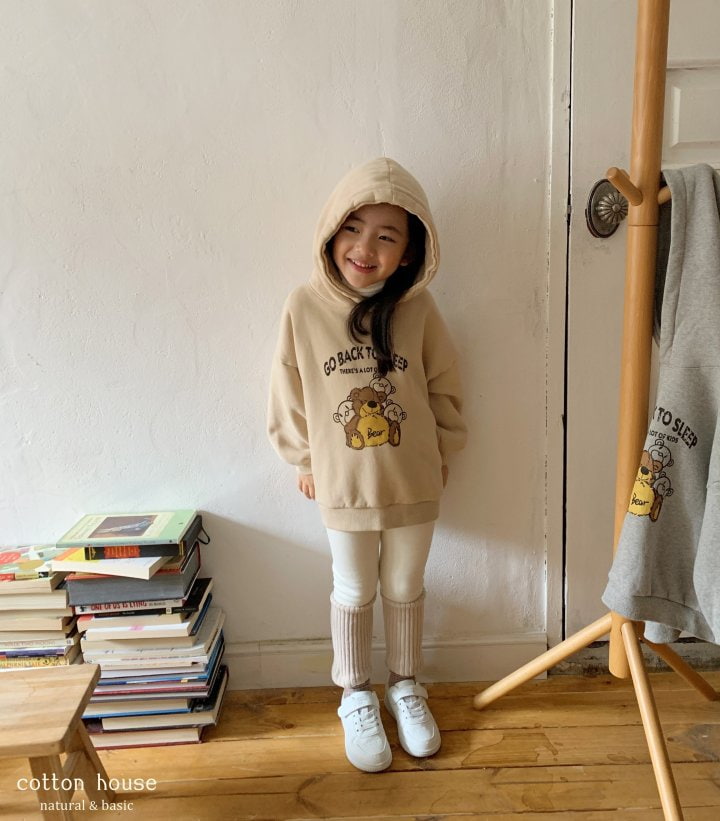 Cotton House - Korean Children Fashion - #prettylittlegirls - Bear Hood Sweatshirt - 7