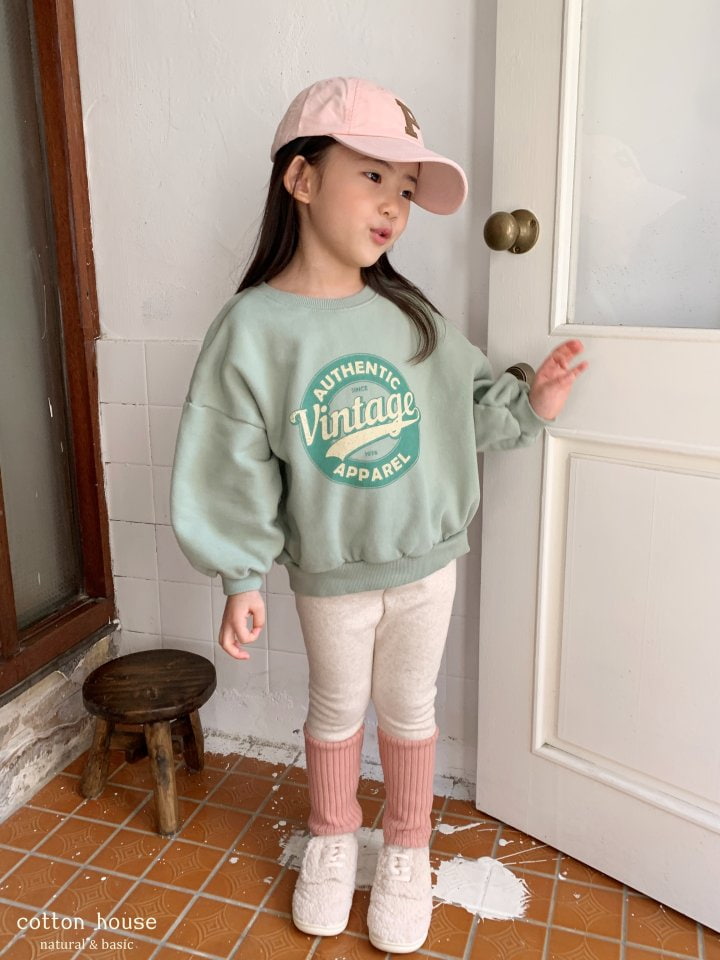 Cotton House - Korean Children Fashion - #todddlerfashion - Vintage Sweatshirt - 3