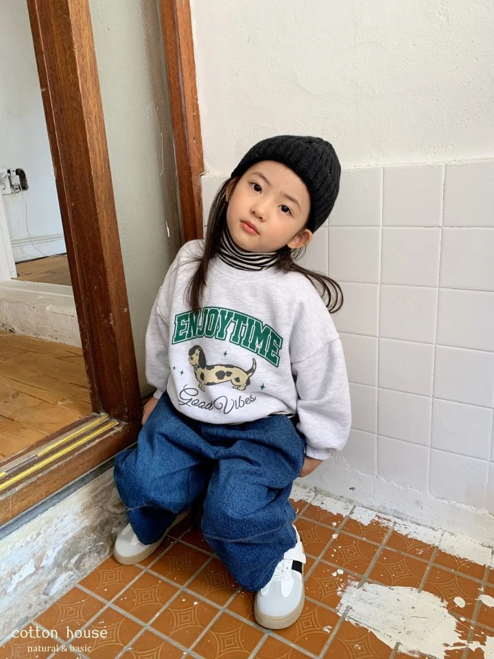 Cotton House - Korean Children Fashion - #todddlerfashion - Enjoy Sweatshirt - 8