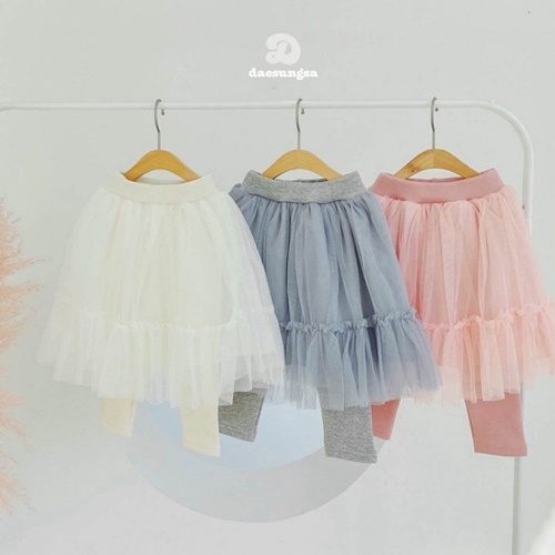 Dae Sung Sa - Korean Children Fashion - #childofig - Fleece Tutu Skirt Leggings