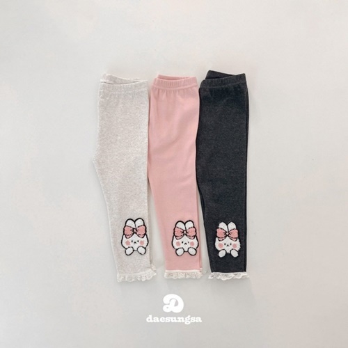 Dae Sung Sa - Korean Children Fashion - #childofig - Buckle Rabbit Leggings