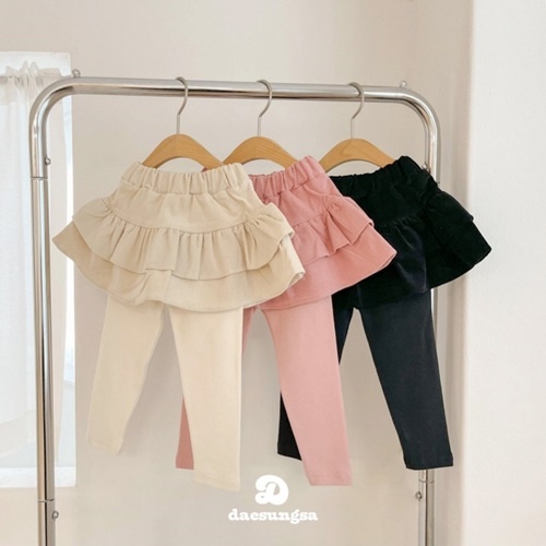 Dae Sung Sa - Korean Children Fashion - #designkidswear - Corduroy Cancan Skirt Leggings