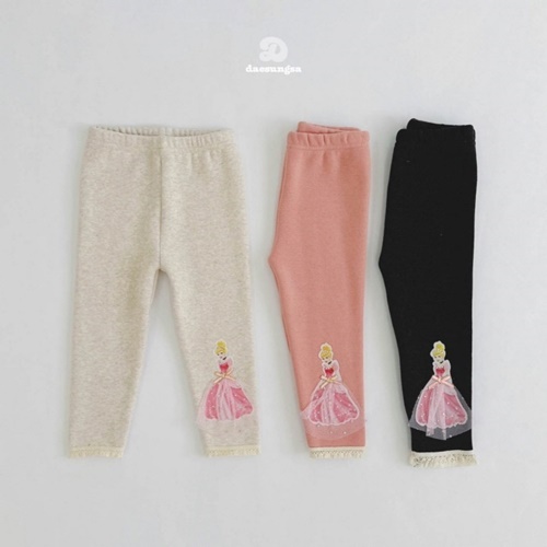 Dae Sung Sa - Korean Children Fashion - #discoveringself - Fleece Princess Leggings