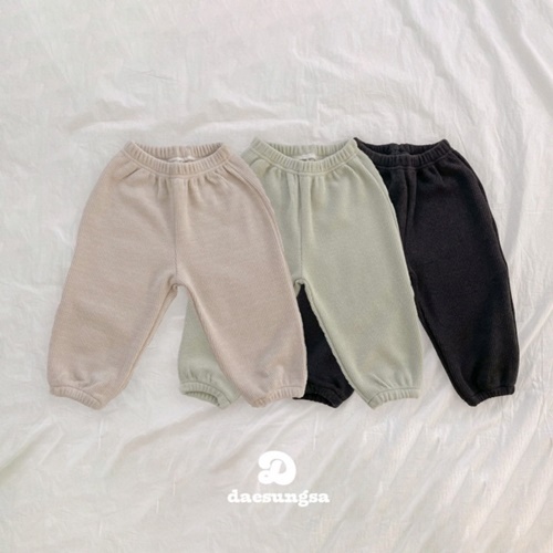 Dae Sung Sa - Korean Children Fashion - #kidsshorts - Soft Rib Jogger Pants