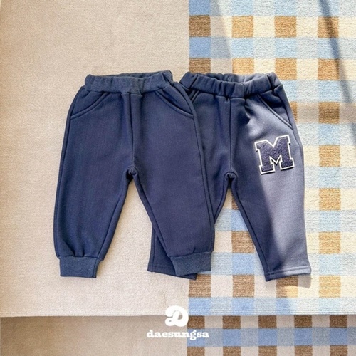 Dae Sung Sa - Korean Children Fashion - #kidsstore - Fleece Denim Jogger Pants