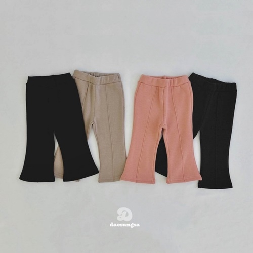 Dae Sung Sa - Korean Children Fashion - #magicofchildhood - Fleece Pintuck Bootscut Pants