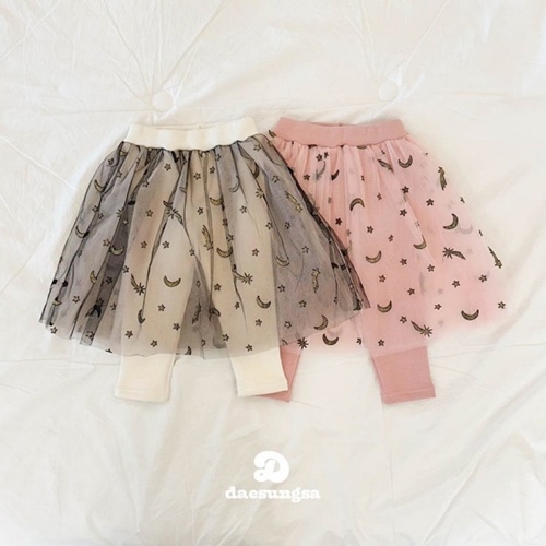 Dae Sung Sa - Korean Children Fashion - #magicofchildhood - Fleece Universe Cha Skirt Leggings