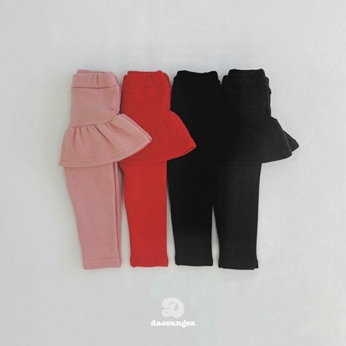 Dae Sung Sa - Korean Children Fashion - #prettylittlegirls - Fleece Cancan Skirt Leggings