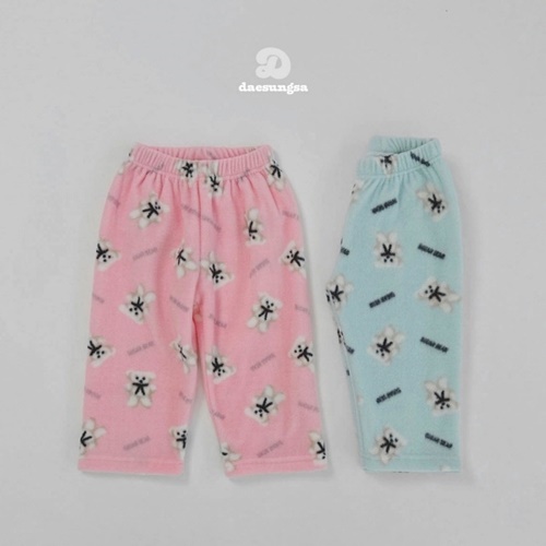 Dae Sung Sa - Korean Children Fashion - #stylishchildhood - Bear Fleece Sleeping Pants