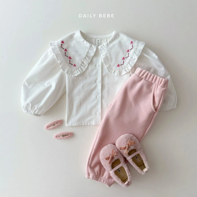 Daily Bebe - Korean Children Fashion - #Kfashion4kids - Embroidered Collar Blouse - 11