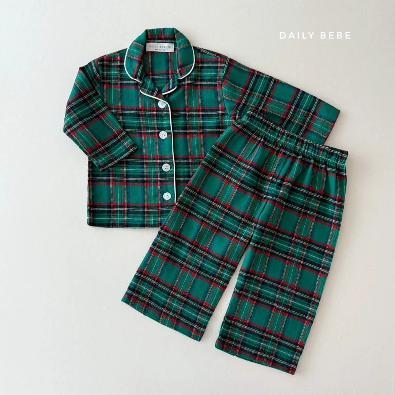 Daily Bebe - Korean Children Fashion - #Kfashion4kids - Merry Pajamas - 10