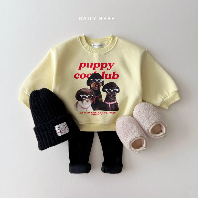 Daily Bebe - Korean Children Fashion - #Kfashion4kids - Three Puppy Sweatshirts - 9