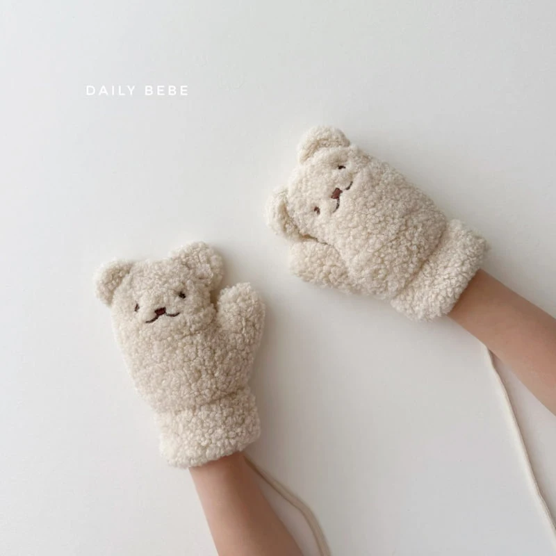 Daily Bebe - Korean Children Fashion - #Kfashion4kids - Gloves & Muffler Set - 10