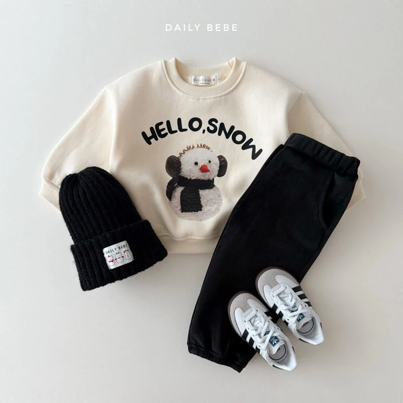 Daily Bebe - Korean Children Fashion - #Kfashion4kids - Snow Sweatshirts - 11